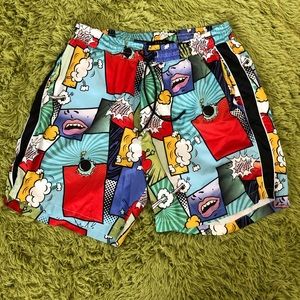 Zara man men’s Multi Color Conic Book Print XL